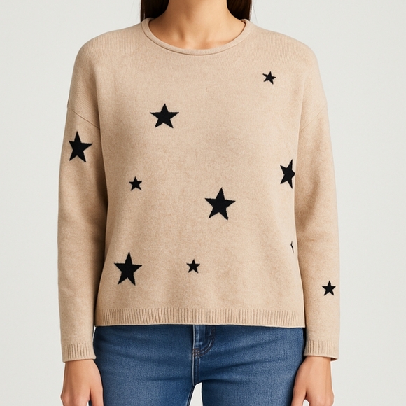 💙 Joules Knitwear Oversized Sweater 80% Lambswool Size 12 - Picture 1 of 9